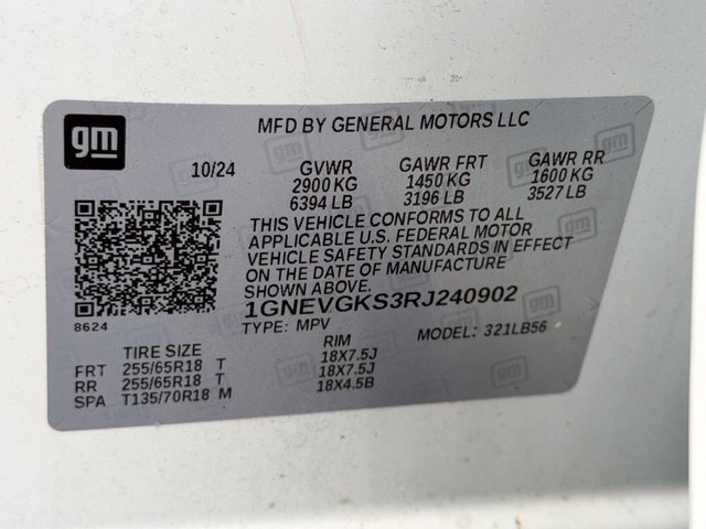 Certified 2024 Chevrolet Traverse LT AWD/4WD image 22