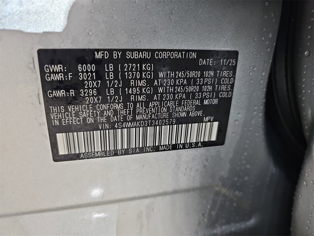 New 2026 Subaru Ascent Touring image 37