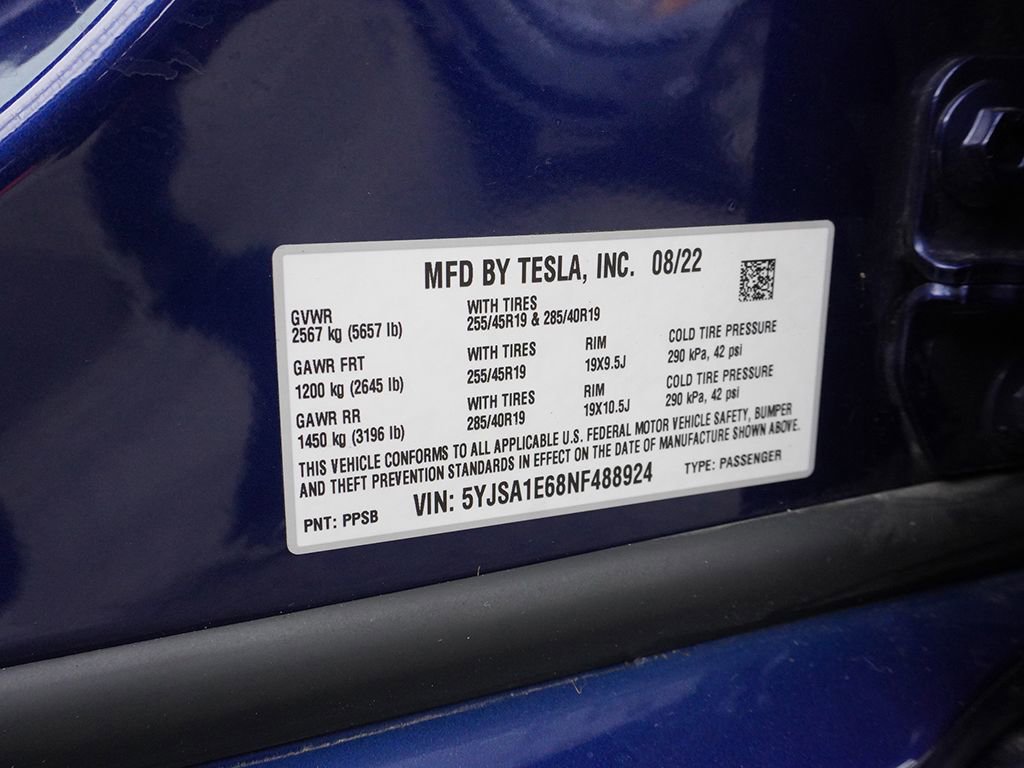 Used 2022 Tesla Model S Plaid image 52