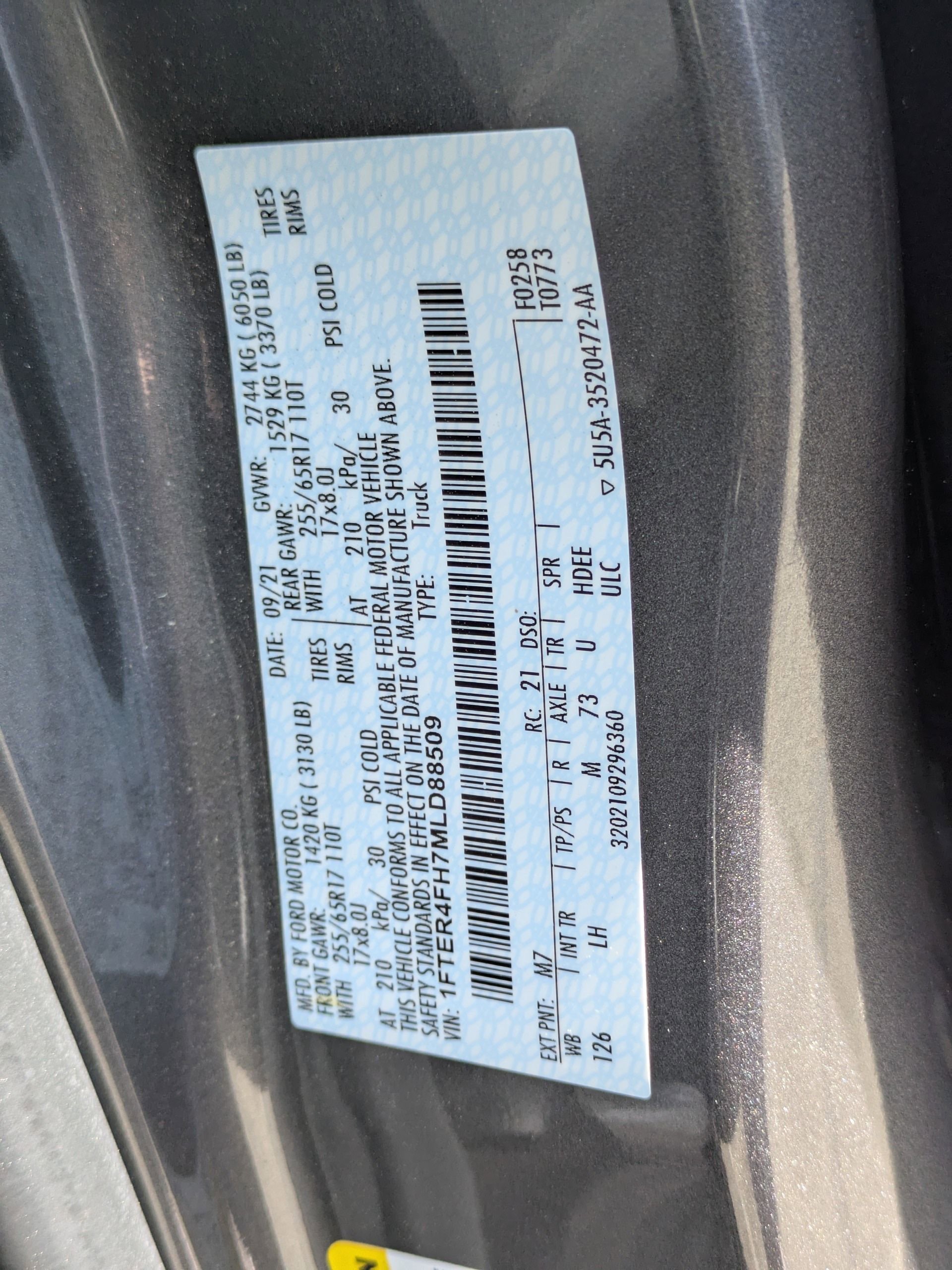 Certified 2021 Ford Ranger XLT w/ Equipment Group 301A Mid image 37