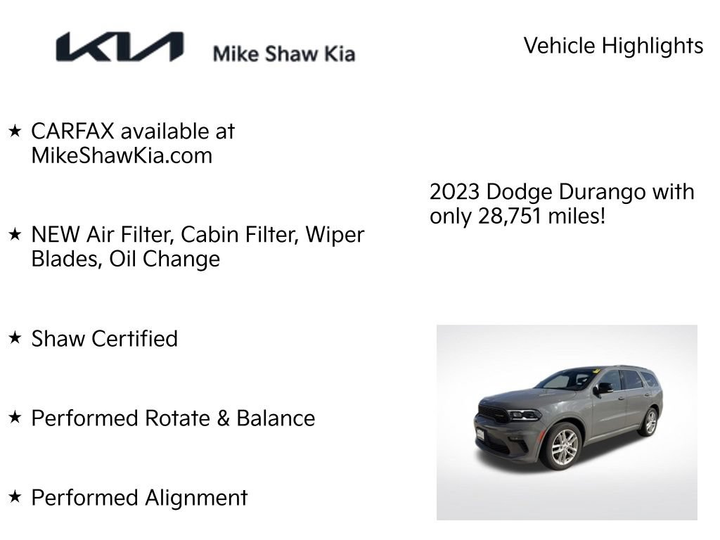 Used 2023 Dodge Durango GT RWD image 8
