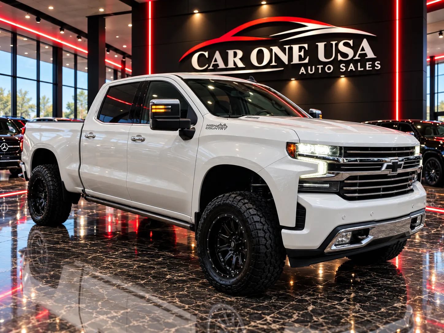 Used 2020 Chevrolet Silverado 1500 High Country w/ Technology Package AWD/4WD image 2