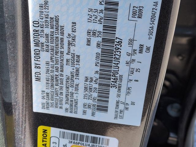 Used 2018 Ford Fusion SE image 31