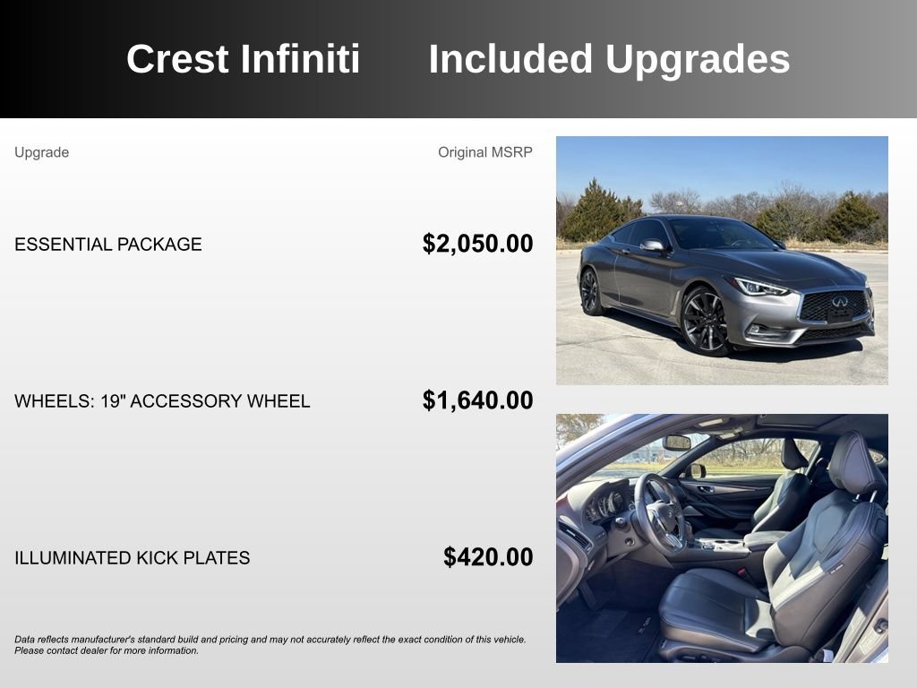Used 2022 INFINITI Q60 3.0t Luxe w/ Essential Package image 5