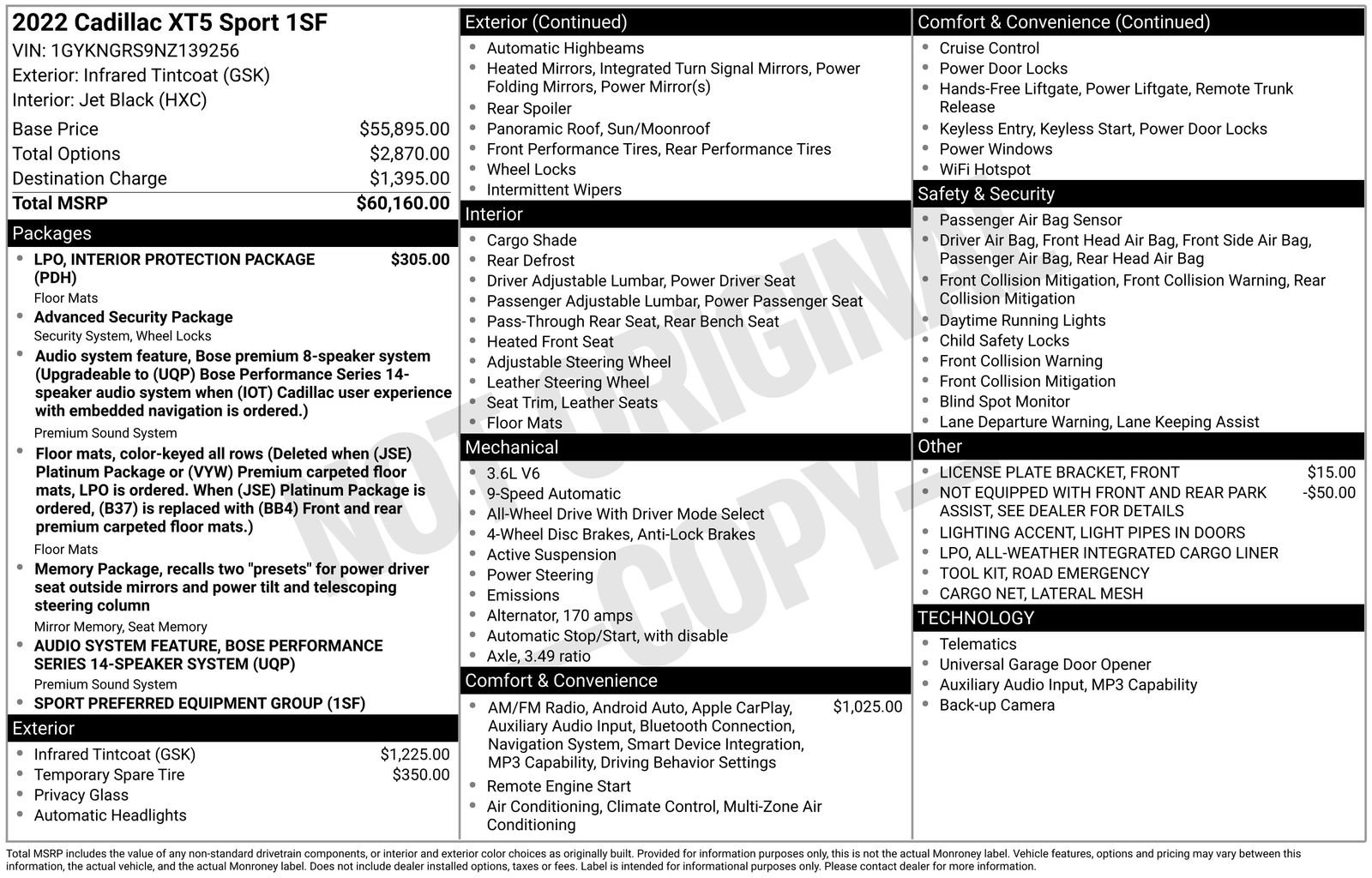 Used 2022 Cadillac XT5 Sportv image 37