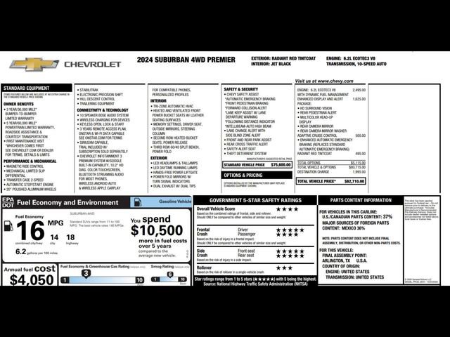 Used 2024 Chevrolet Suburban Premier image 3
