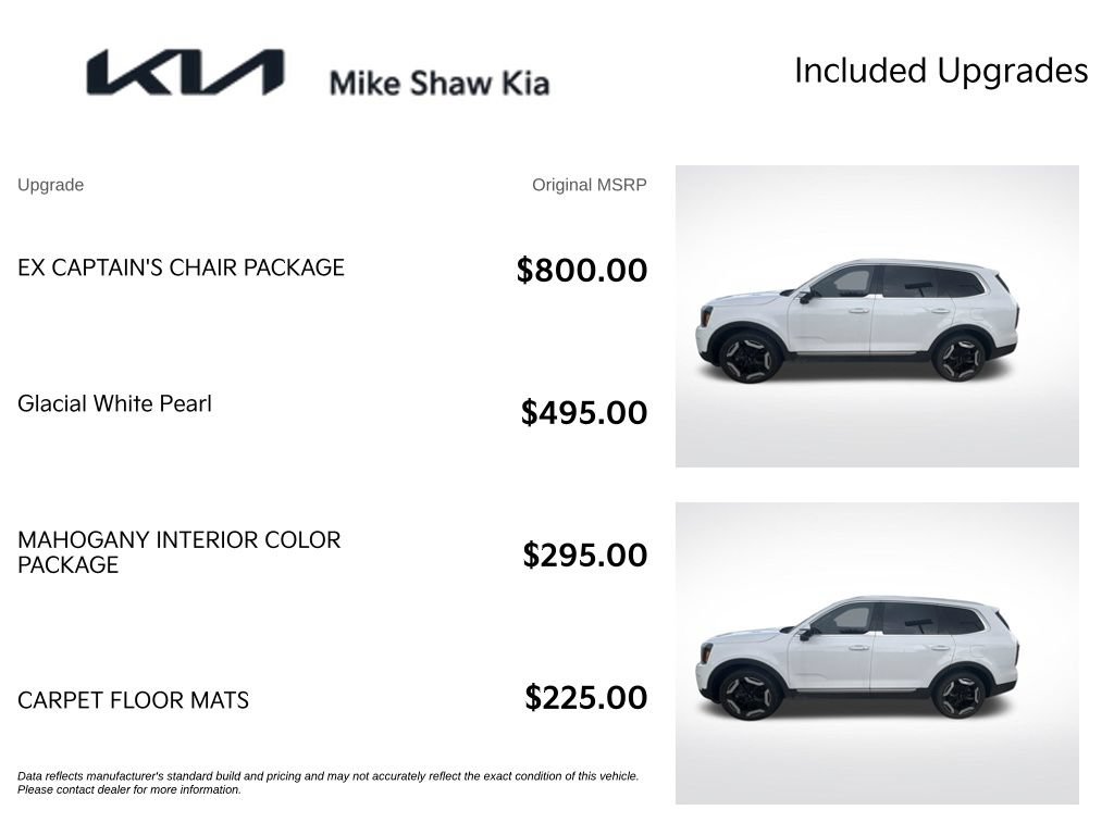 Used 2024 Kia Telluride EX w/ EX Captain's Chair Package FWD image 6