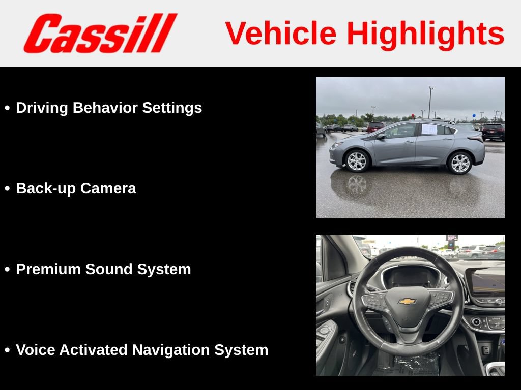 Used 2018 Chevrolet Volt Premier w/ Driver Confidence Package FWD image 14
