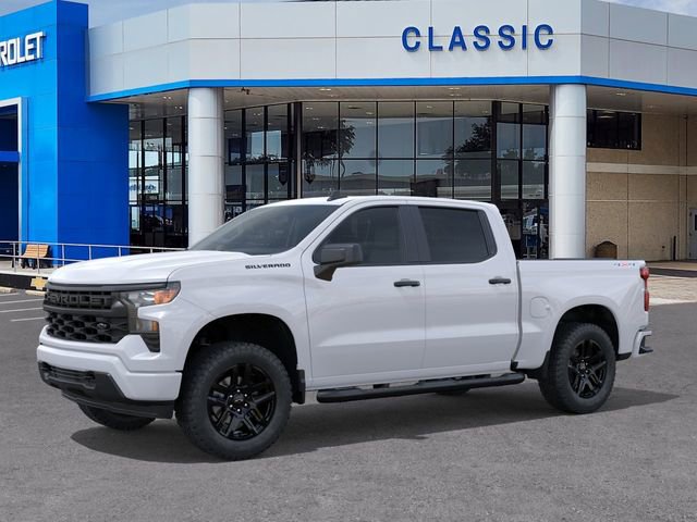 New 2026 Chevrolet Silverado 1500 Custom w/ Turbomax Blackout Package AWD/4WD image 2