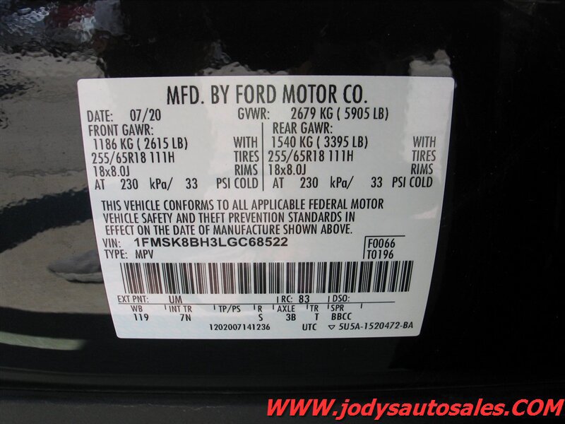 Used 2020 Ford Explorer 4WD w/ Class III Trailer Tow Package image 36