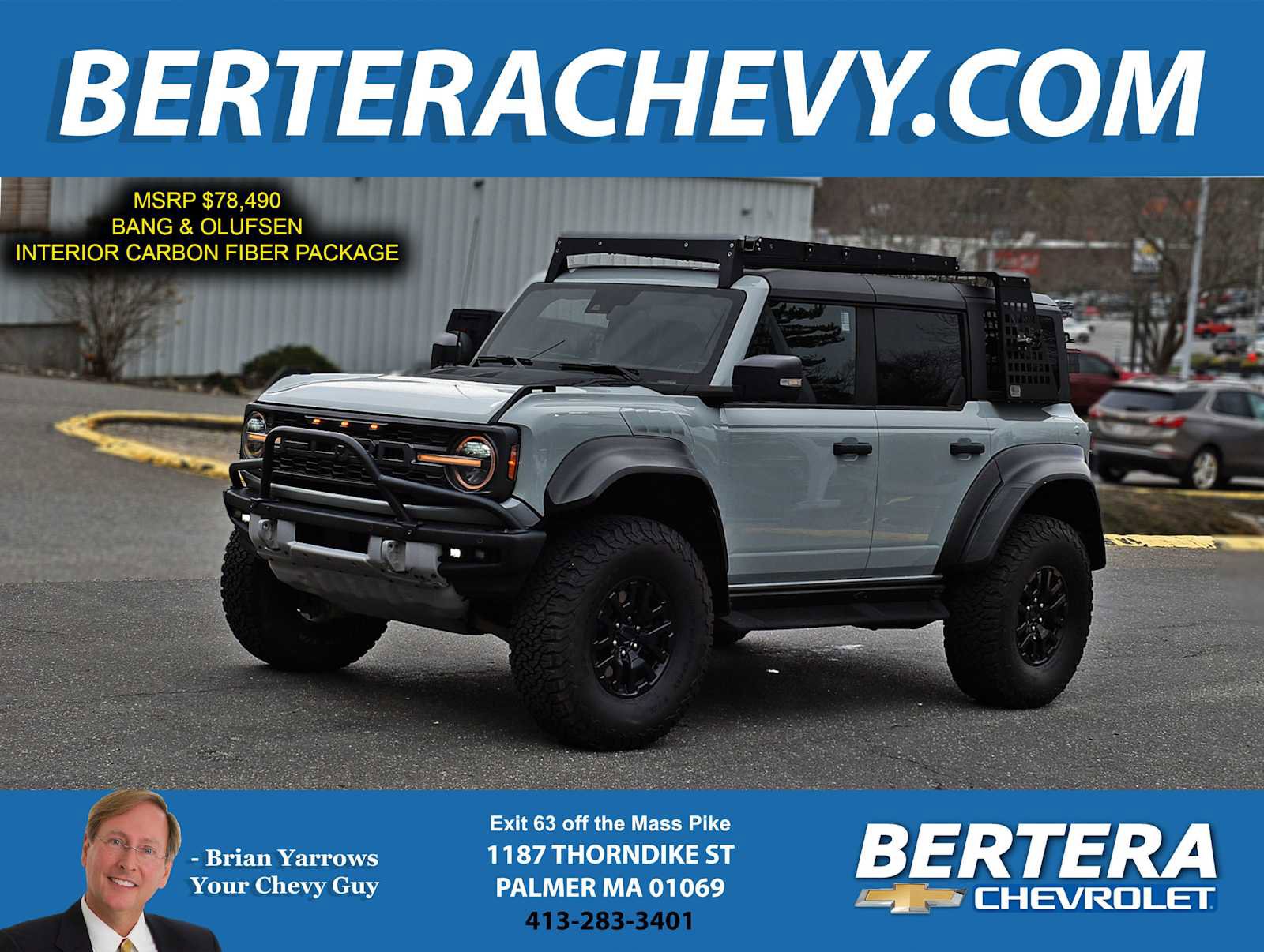 Used 2022 Ford Bronco Raptor image 1