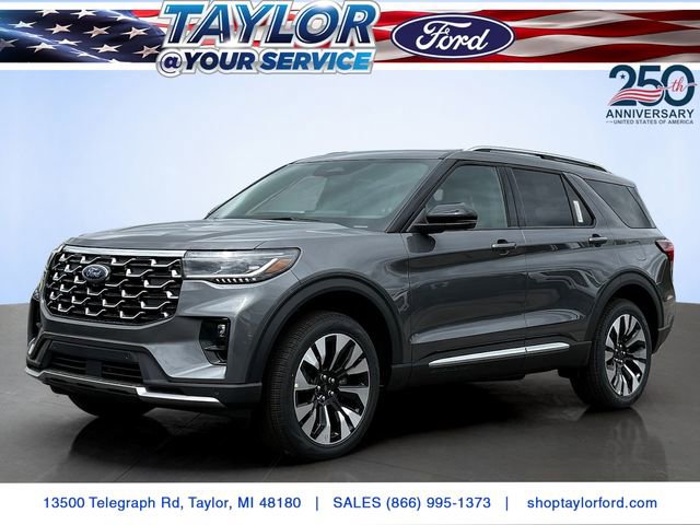 New 2026 Ford Explorer Platinum w/ LUX Leather Package