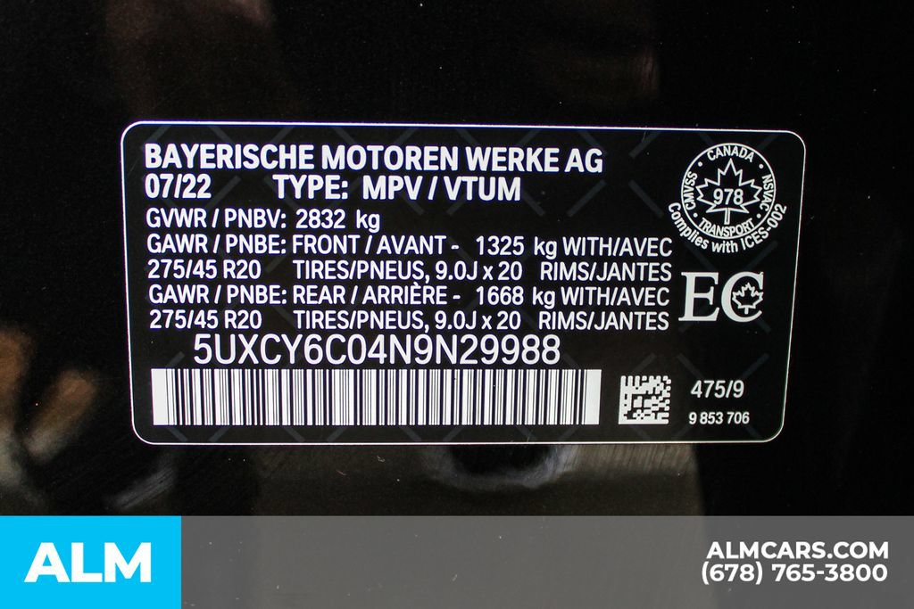 Used 2022 BMW X6 xDrive40i AWD/4WD image 41