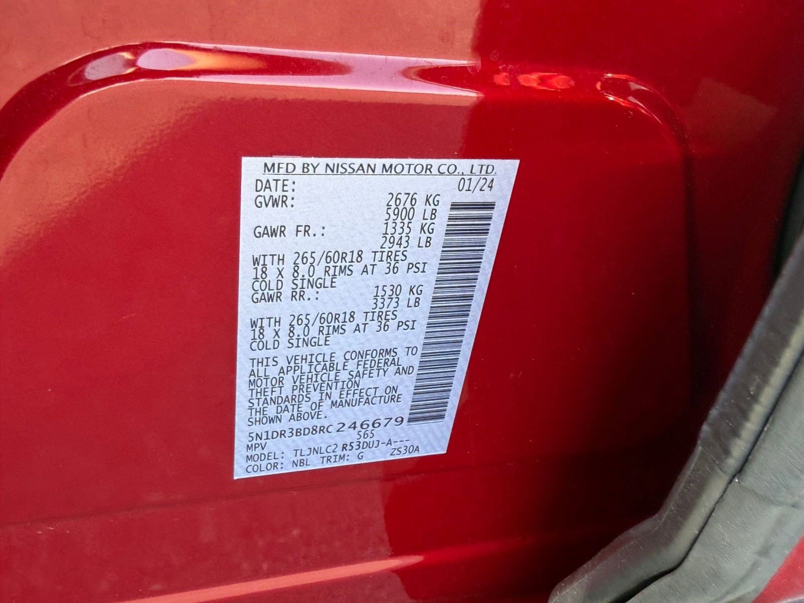 Certified 2024 Nissan Pathfinder Rock Creek image 21