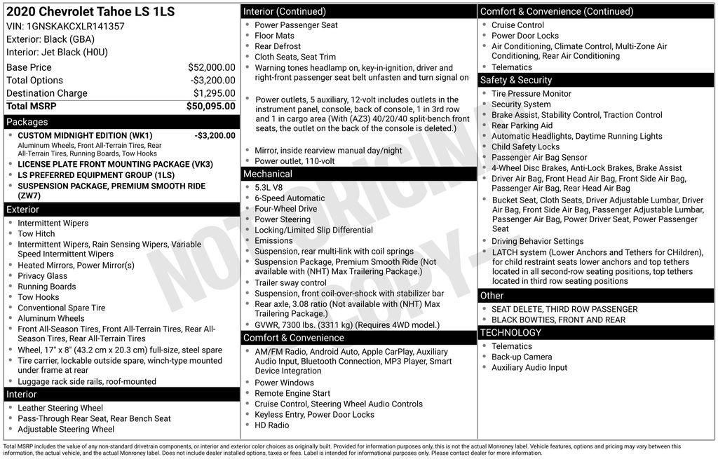 Used 2020 Chevrolet Tahoe LS image 23