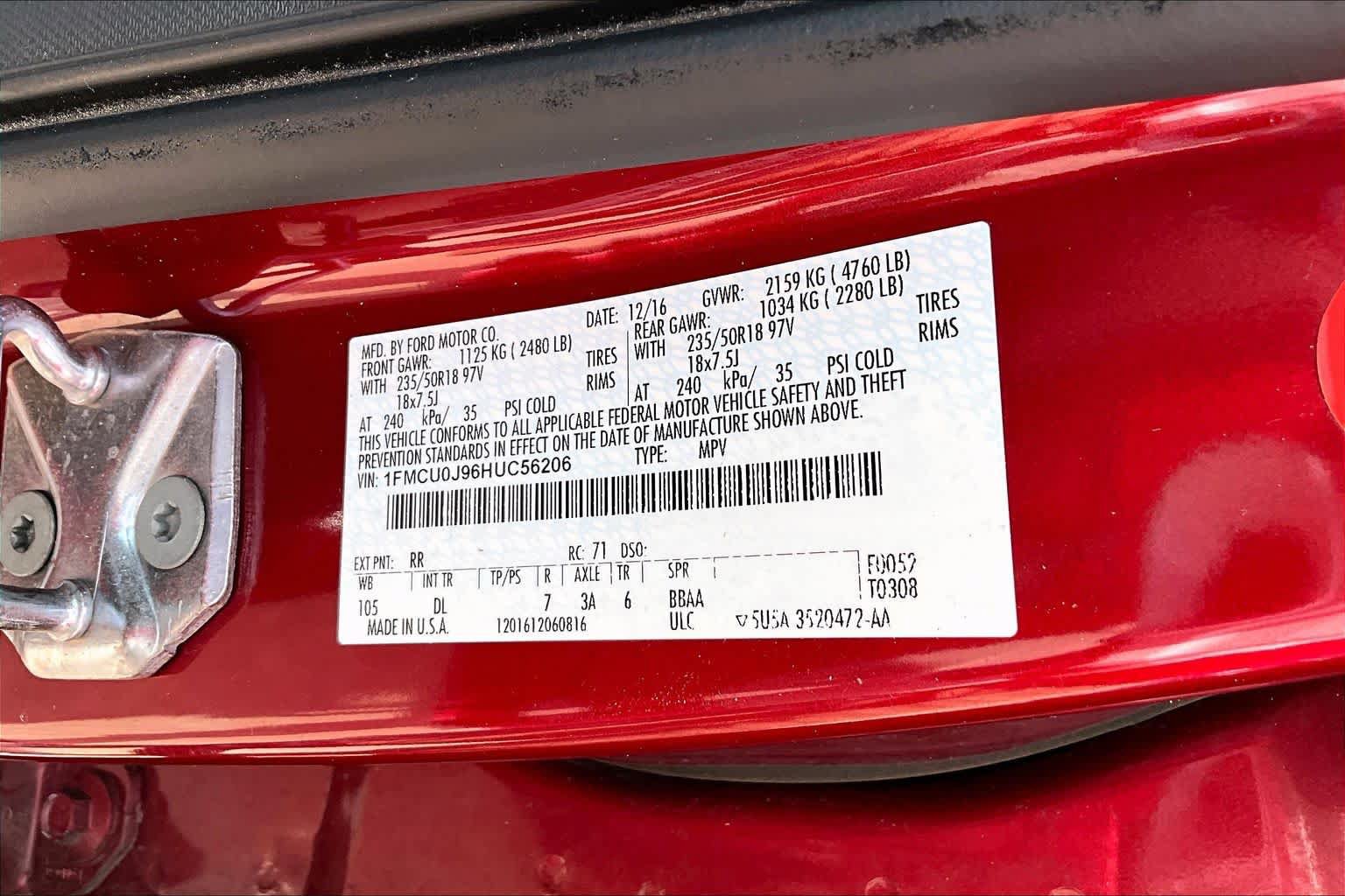 Used 2017 Ford Escape Titanium FWD image 33
