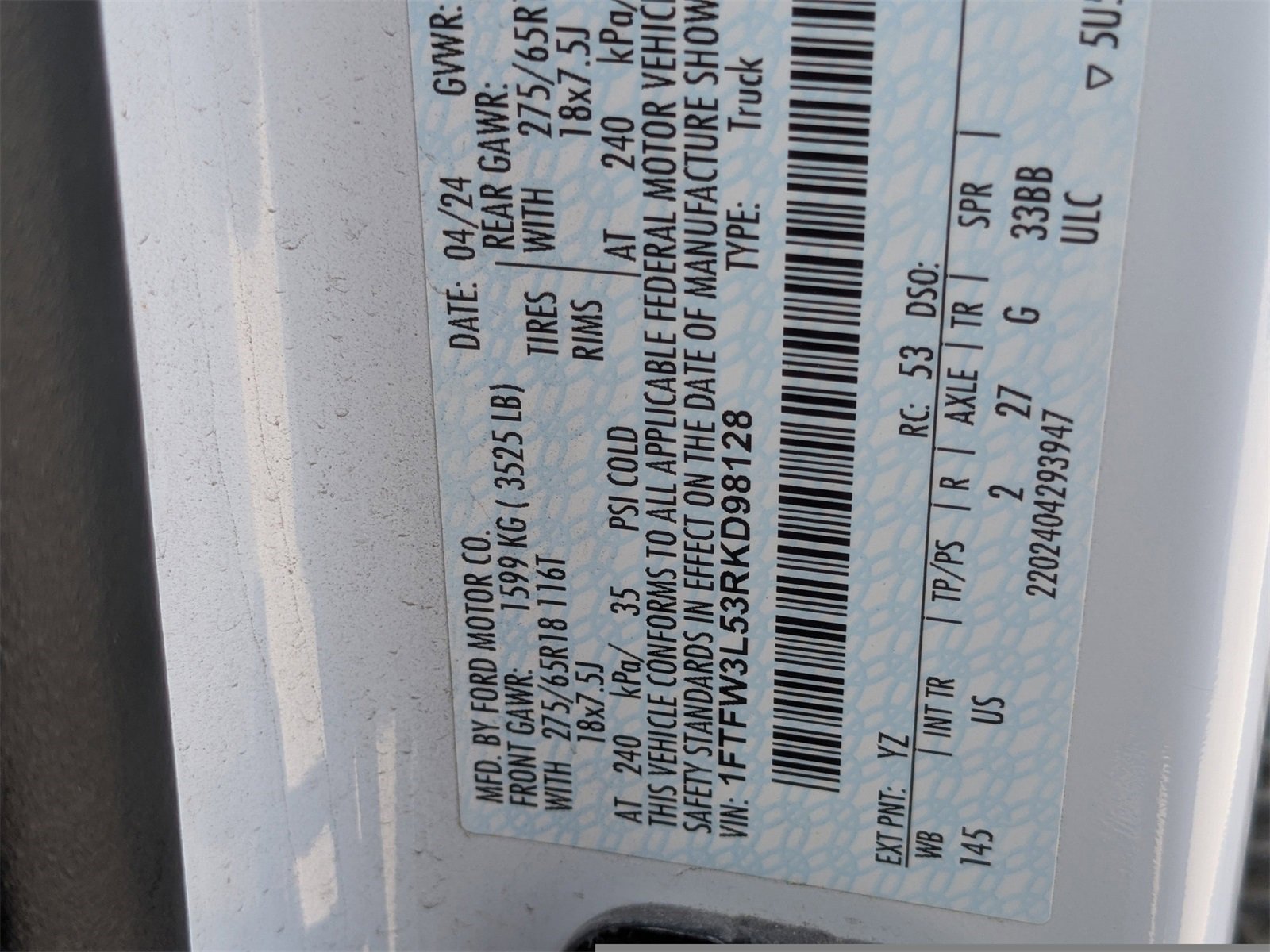 Used 2024 Ford F150 XLT w/ Equipment Group 302A MID image 19