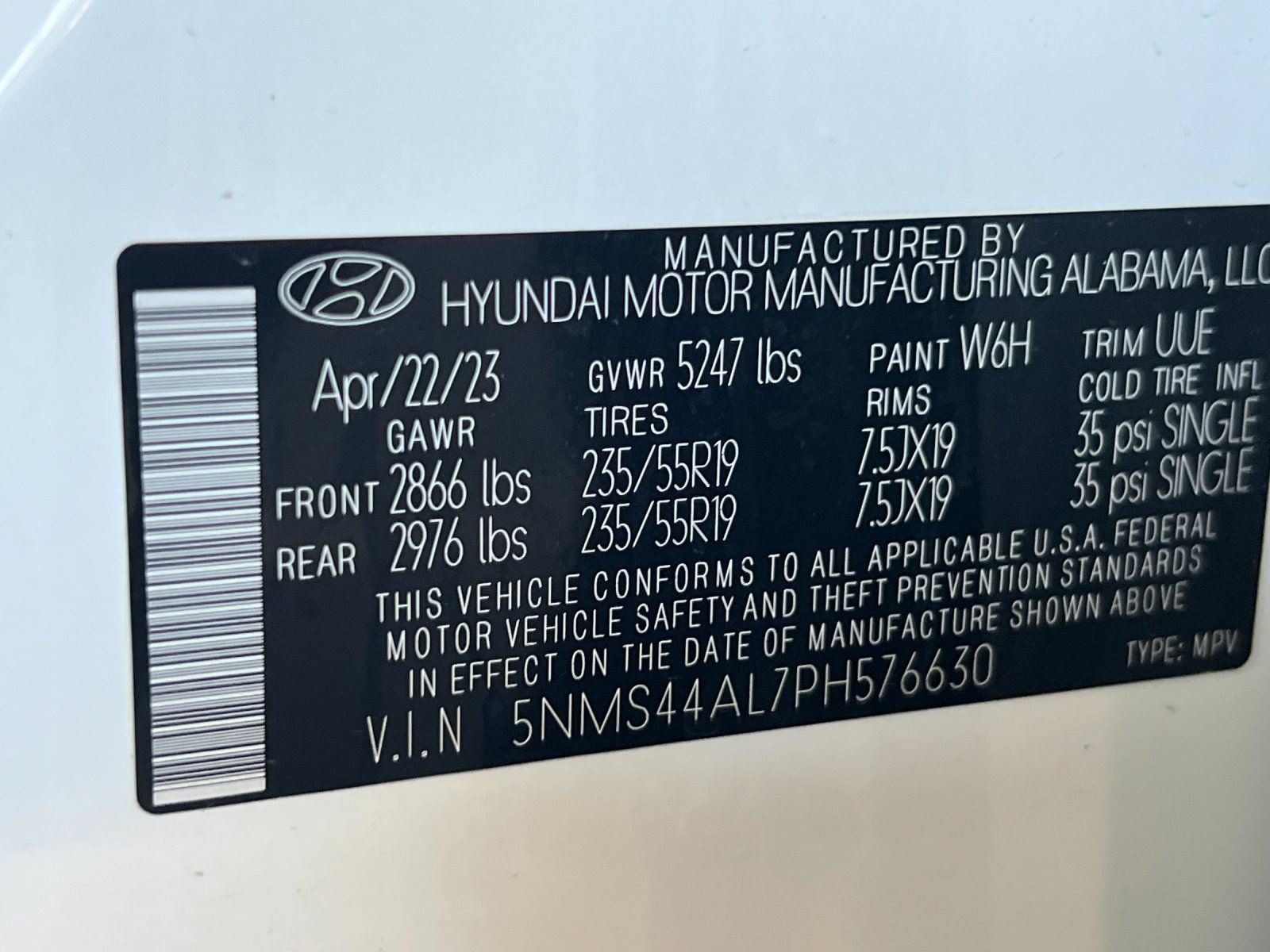 Used 2023 Hyundai Santa Fe Limited w/ Cargo Package FWD image 29