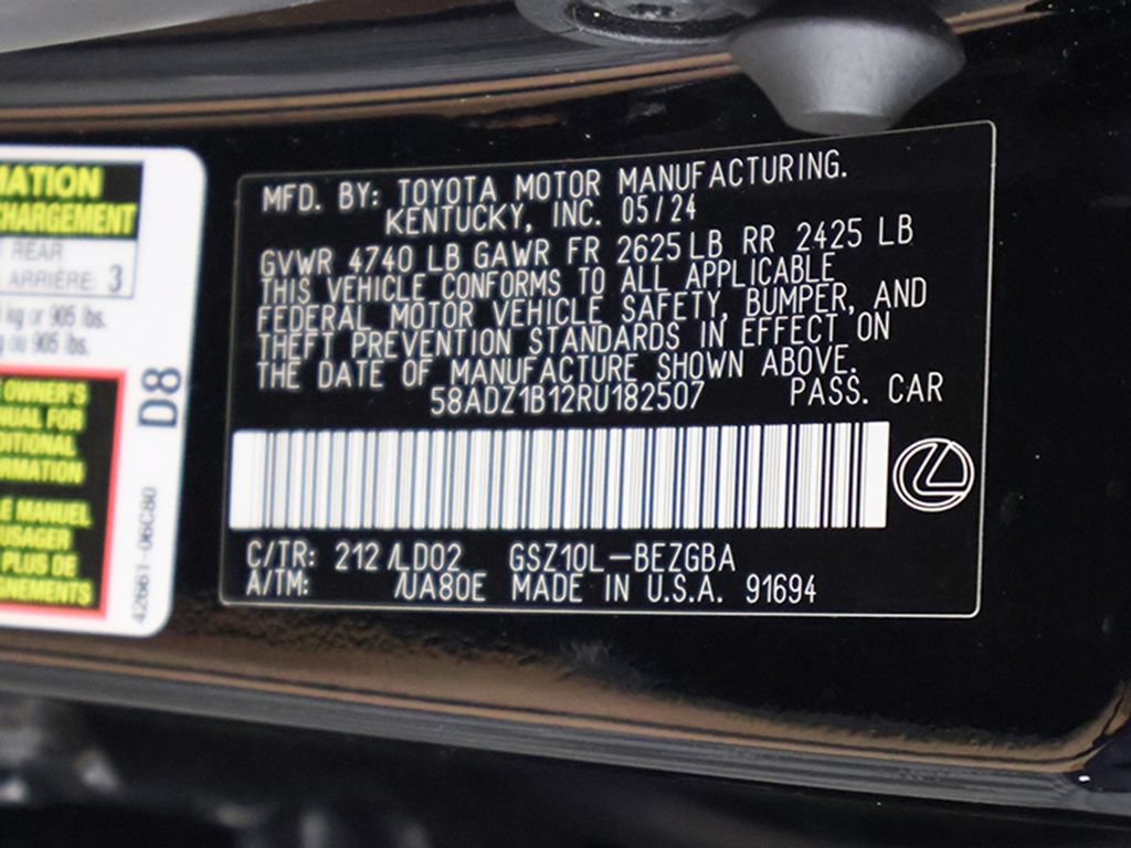 Used 2024 Lexus ES 350 w/ Premium Package FWD image 54