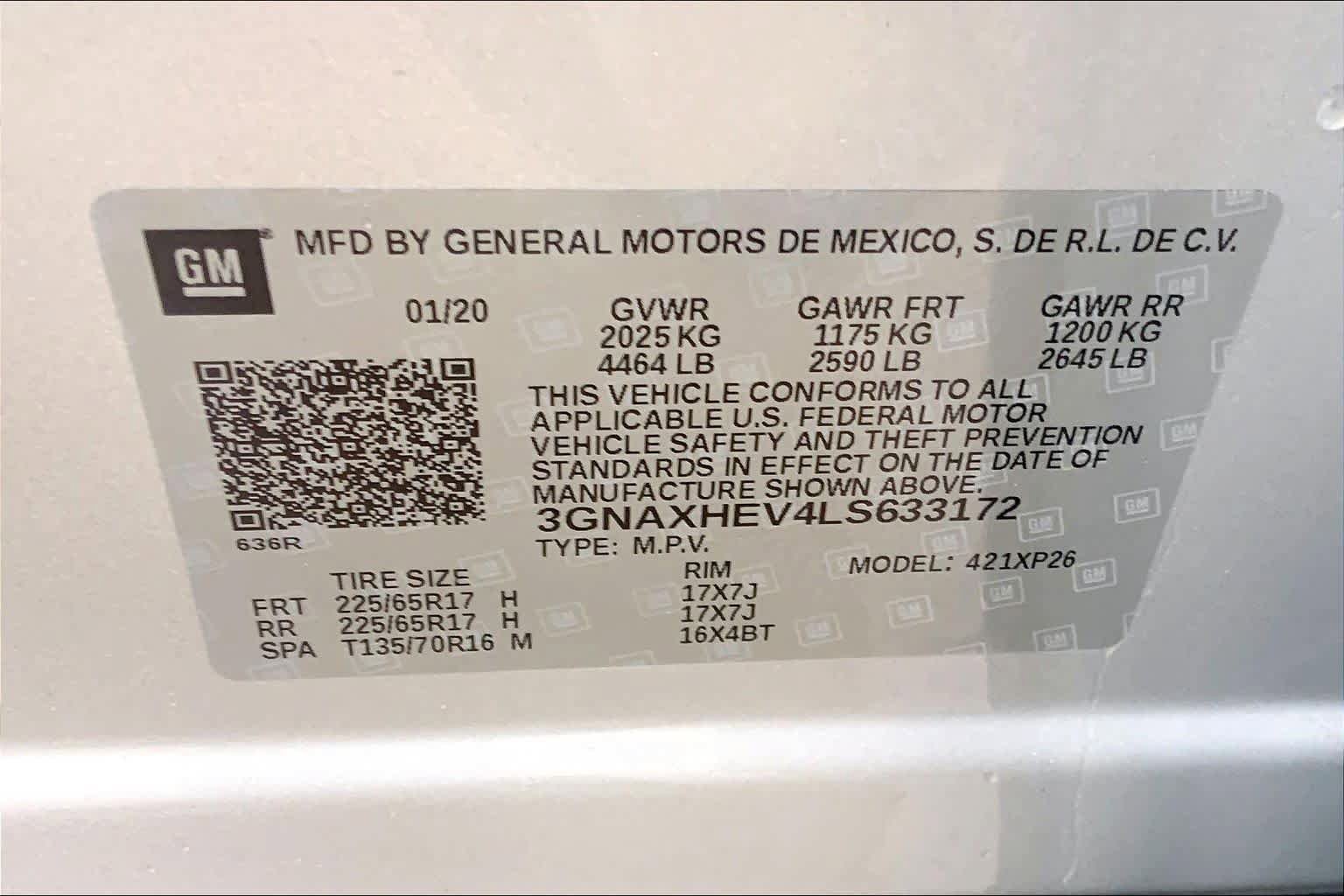 Used 2020 Chevrolet Equinox LS w/ LS Convenience Package FWD image 33