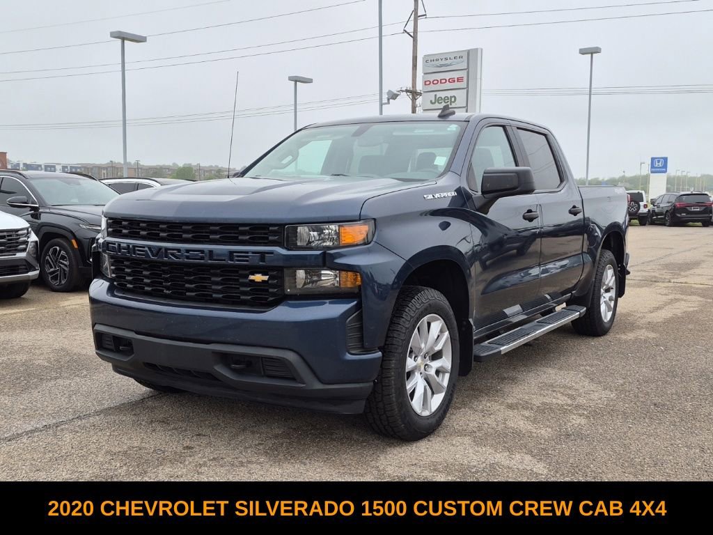 Used 2020 Chevrolet Silverado 1500 Custom w/ Custom Value Package AWD/4WD image 1