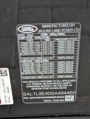 Certified 2025 Land Rover Range Rover Sport Dynamic SE image 26