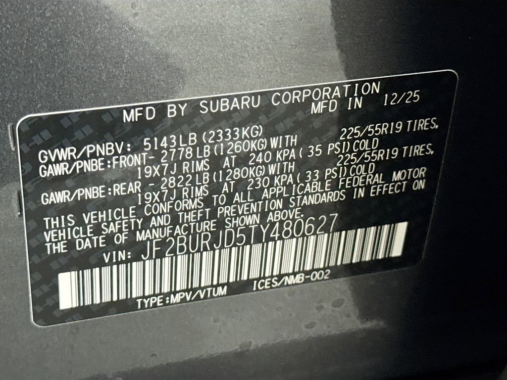 New 2026 Subaru Outback Touring XT image 31