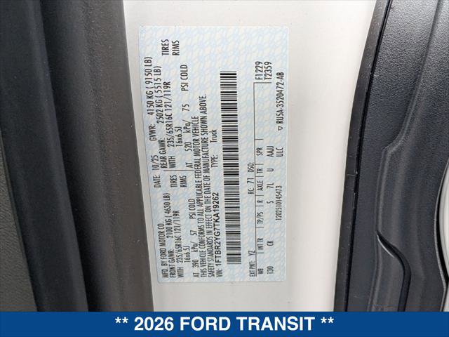 New 2026 Ford Transit 250 Low Roof AWD image 20