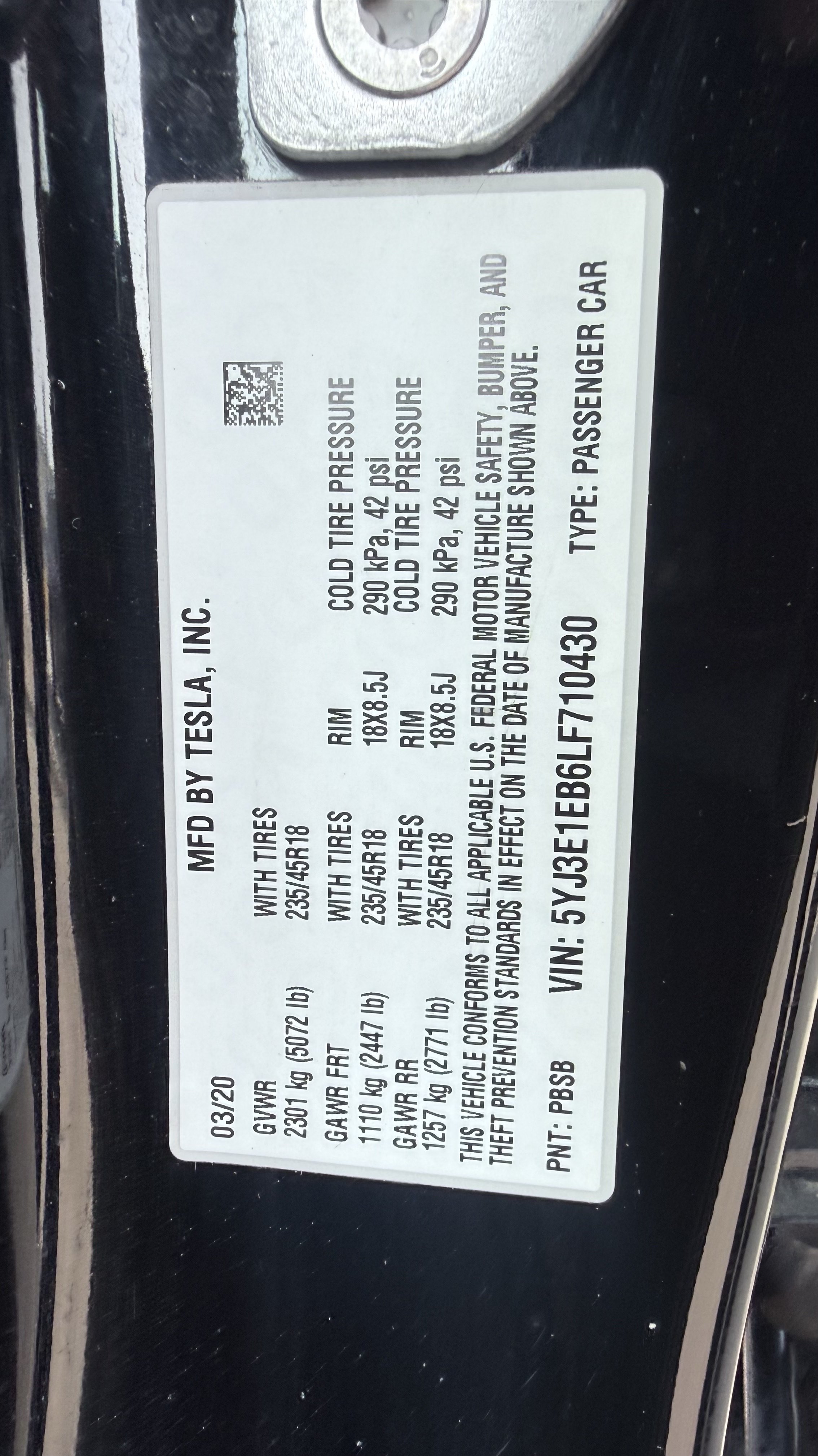 Used 2020 Tesla Model 3 Long Range AWD/4WD image 19