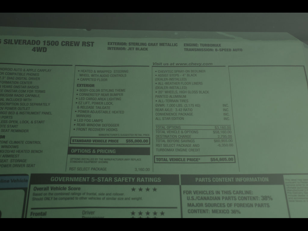 New 2026 Chevrolet Silverado 1500 RST w/ RST Select Package AWD/4WD image 26