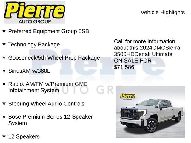 Used 2024 GMC Sierra 3500 Denali Ultimate AWD/4WD image 7