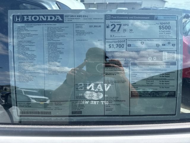 New 2027 Honda HR-V EX-L image 33