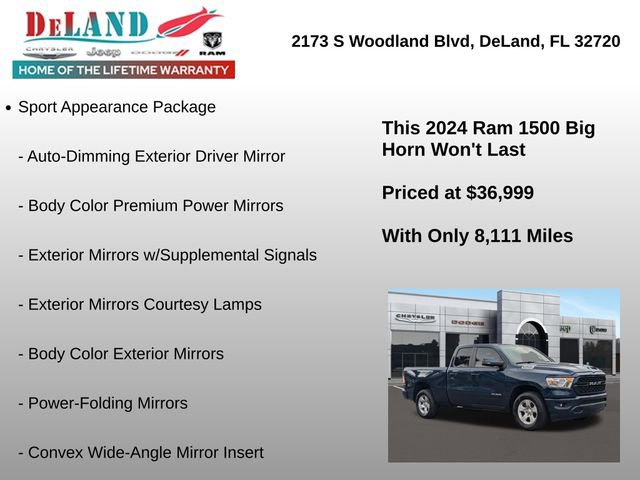 Used 2024 RAM 1500 Big Horn image 30