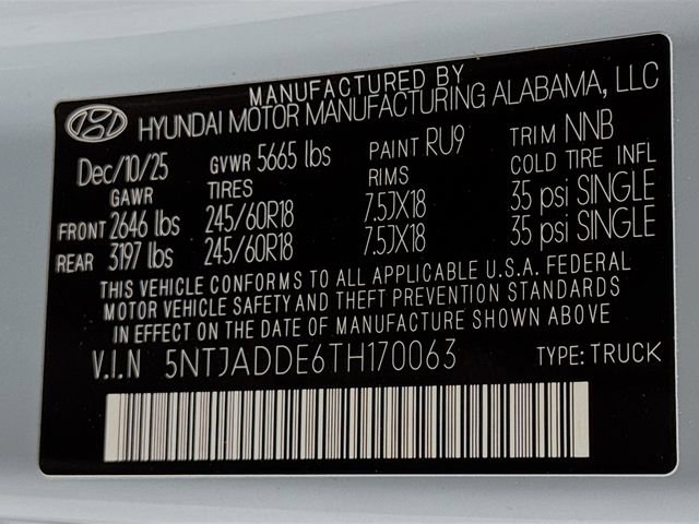 New 2026 Hyundai Santa Cruz SE image 16