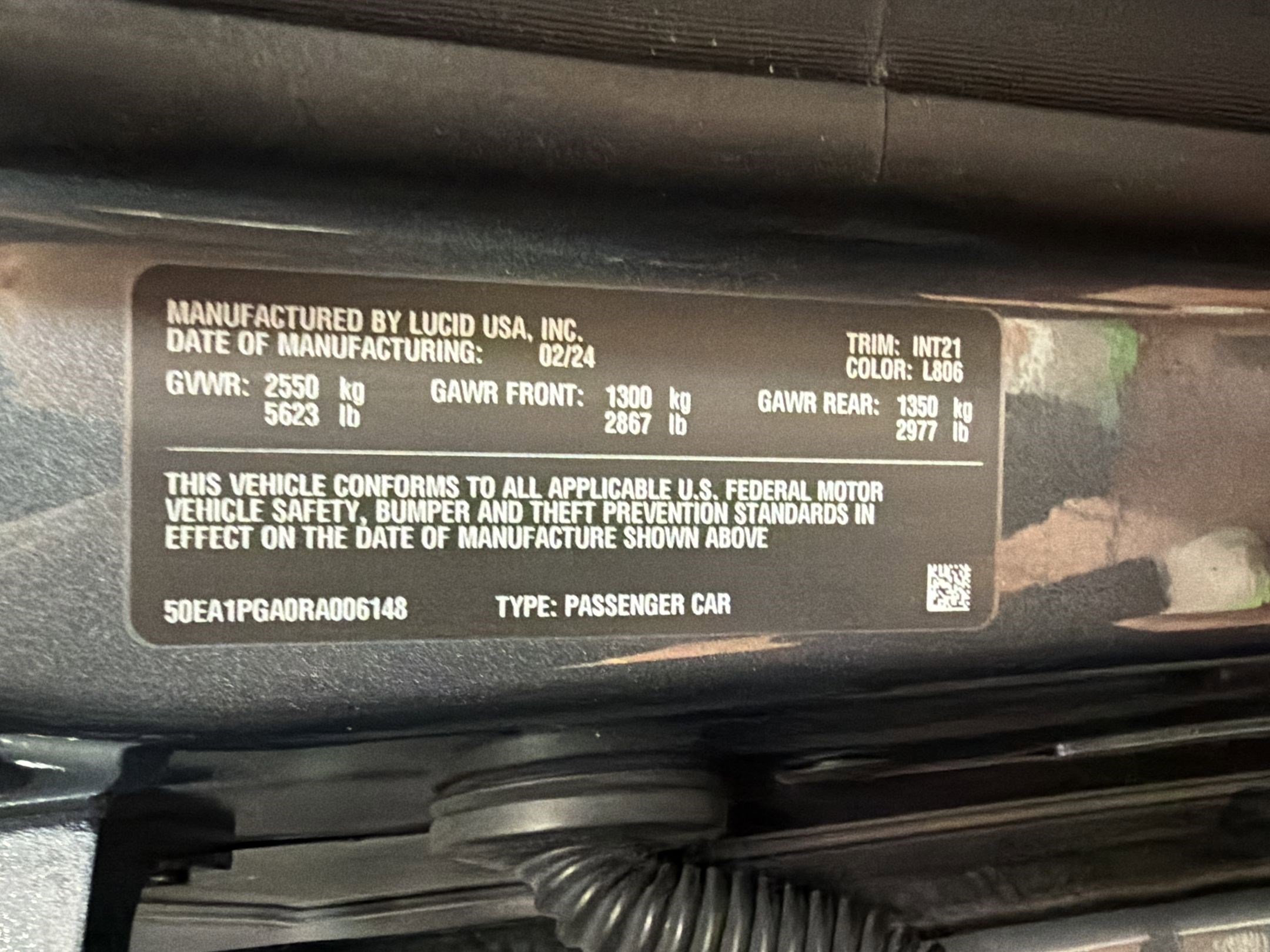 Used 2024 Lucid Air Pure image 18