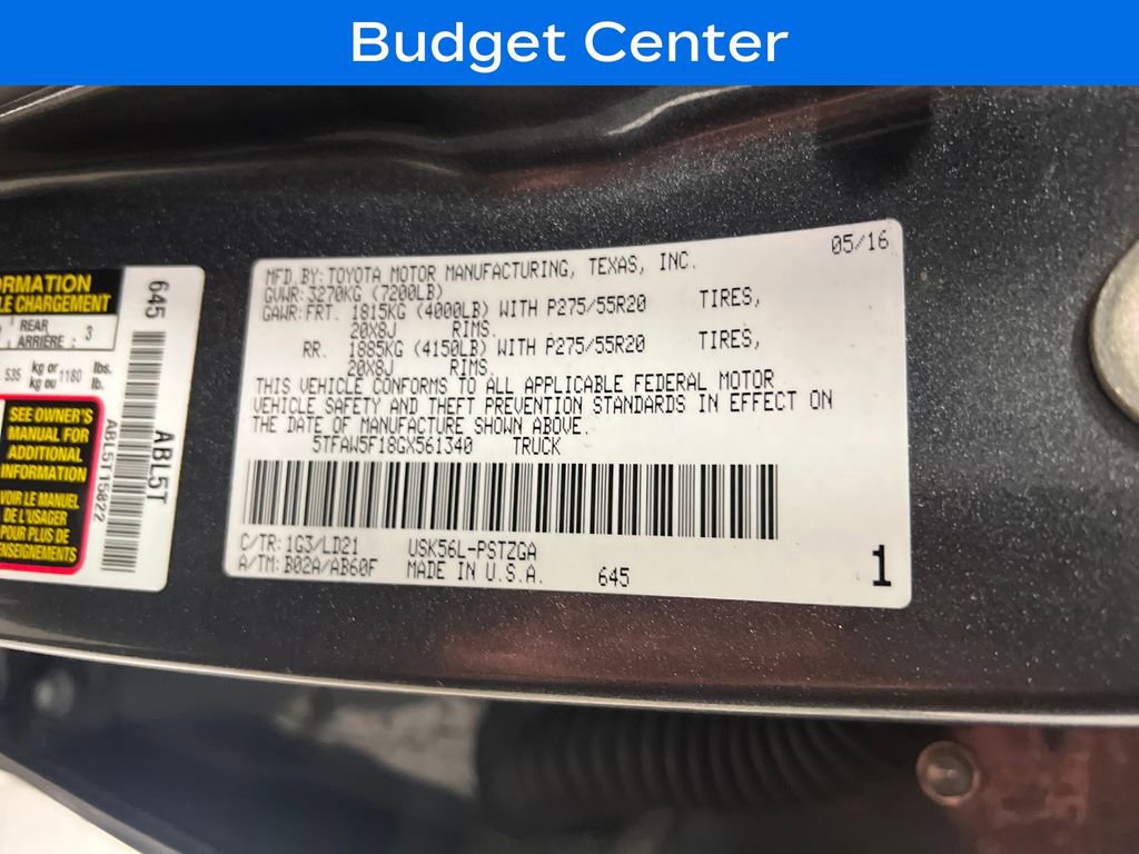 Used 2016 Toyota Tundra 1794 Edition AWD/4WD image 28