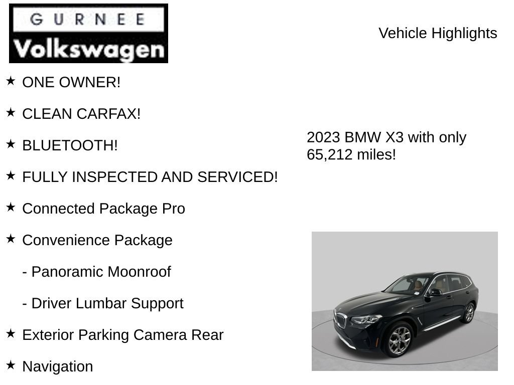 Used 2023 BMW X3 xDrive30i AWD/4WD image 8