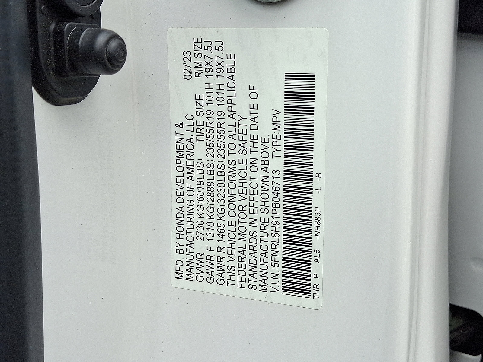 Certified 2023 Honda Odyssey Elite image 20