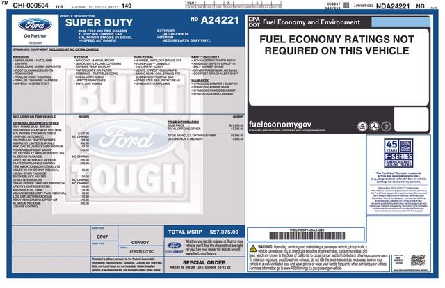 Used 2022 Ford F550 2WD Regular Cab Super Duty image 3