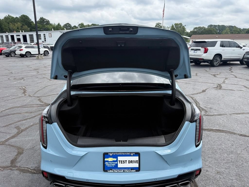 Used 2025 Cadillac CT4 V w/ LPO, ONYX Package RWD image 23