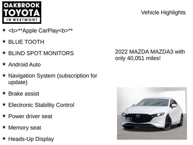 Used 2022 MAZDA MAZDA3 s FWD image 7