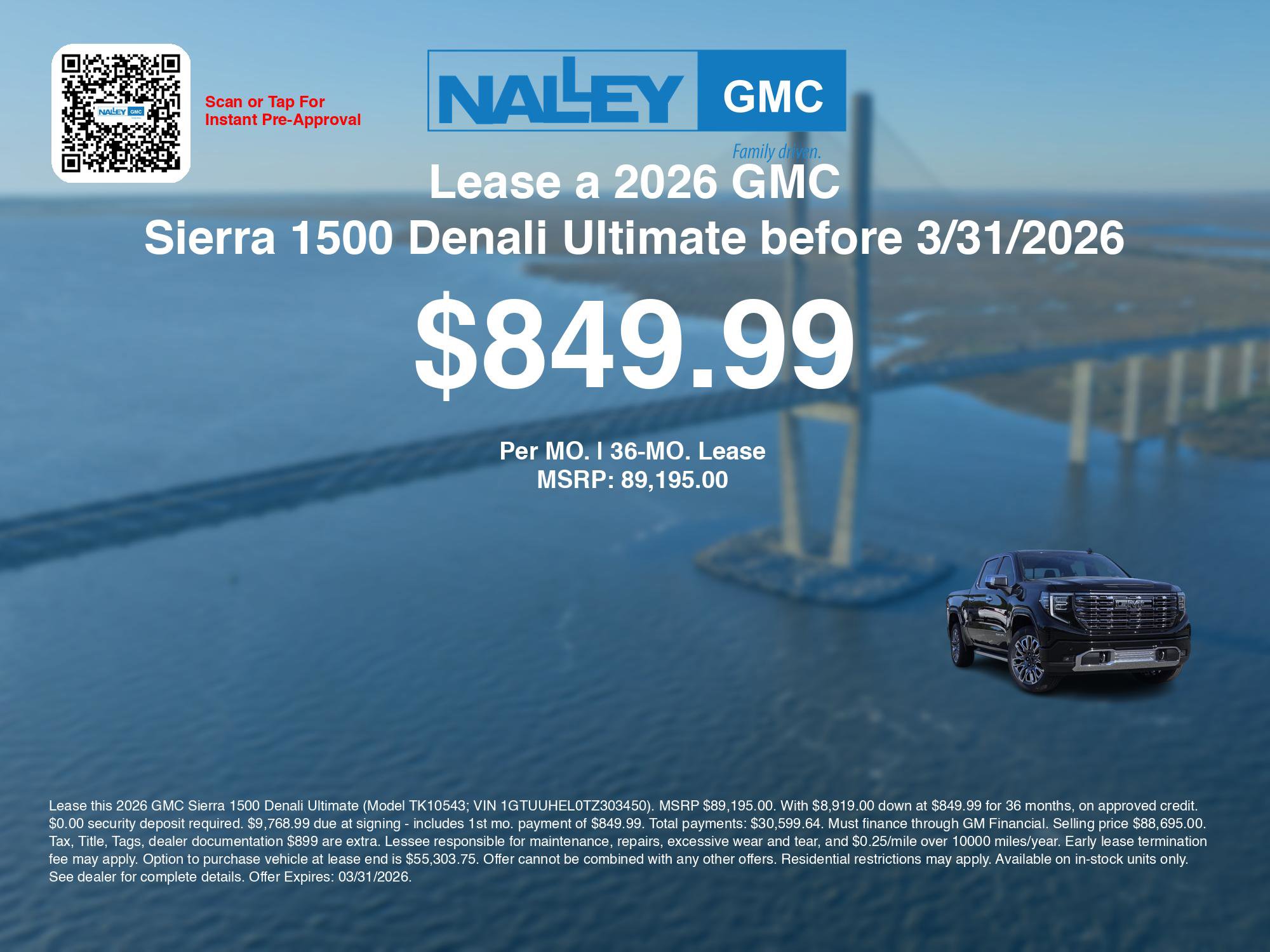 New 2026 GMC Sierra 1500 Denali Ultimate image 3