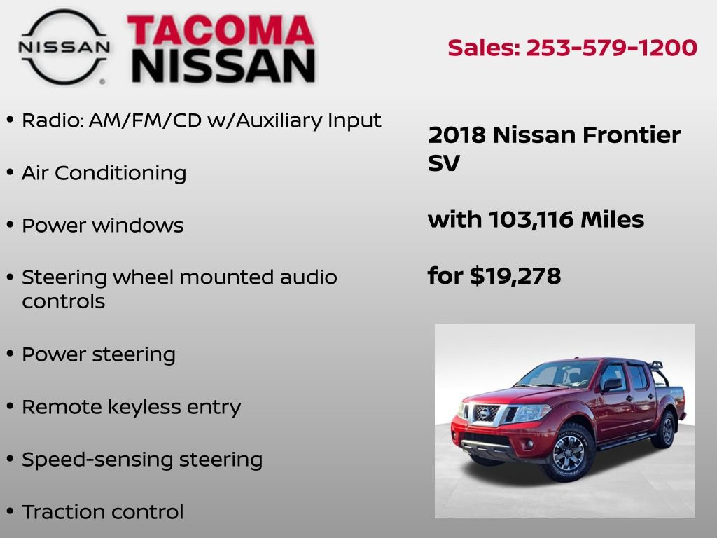 Used 2018 Nissan Frontier SV image 6