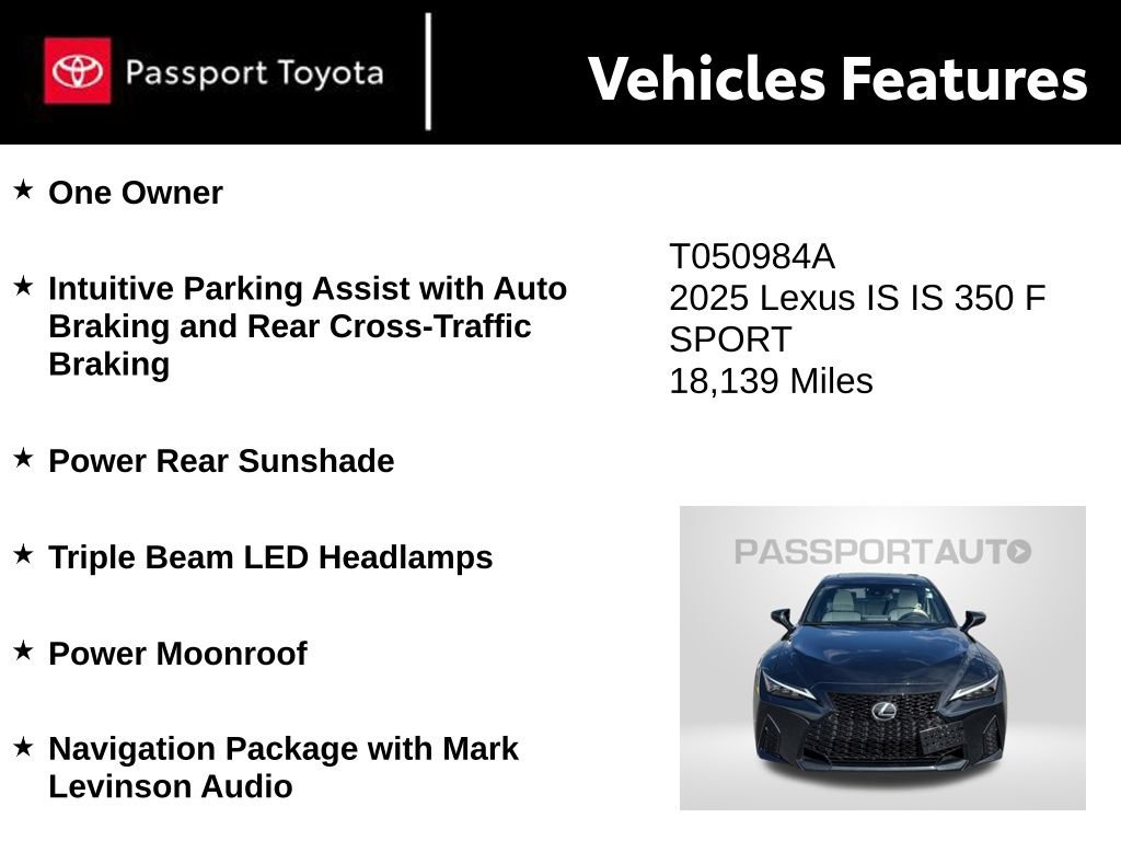 Used 2025 Lexus IS 350 F Sport AWD/4WD image 11