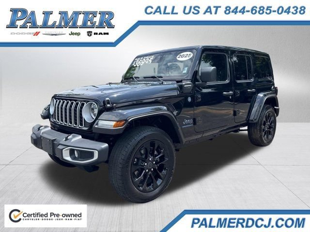 Certified 2025 Jeep Wrangler Unlimited Sahara w/ Safety Group AWD/4WD image 1