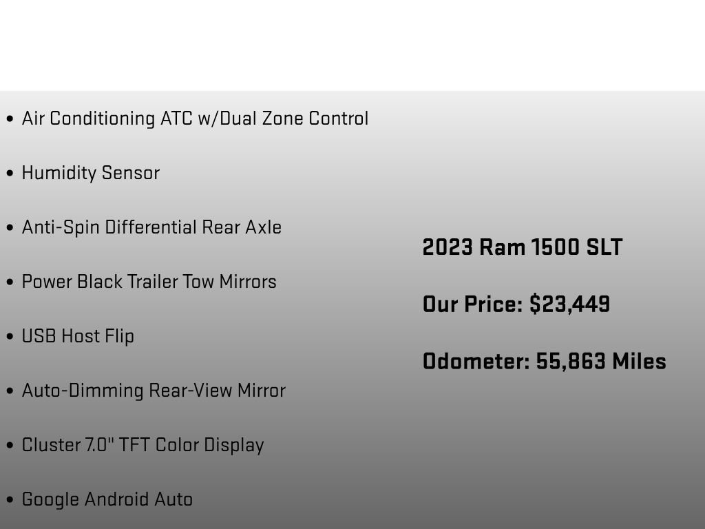 Used 2023 RAM 1500 Classic SLT w/ Trailer & Traction Group image 36