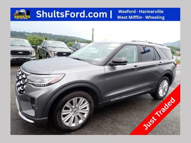 Certified 2025 Ford Explorer Platinum w/ LUX Leather Package AWD/4WD image 1