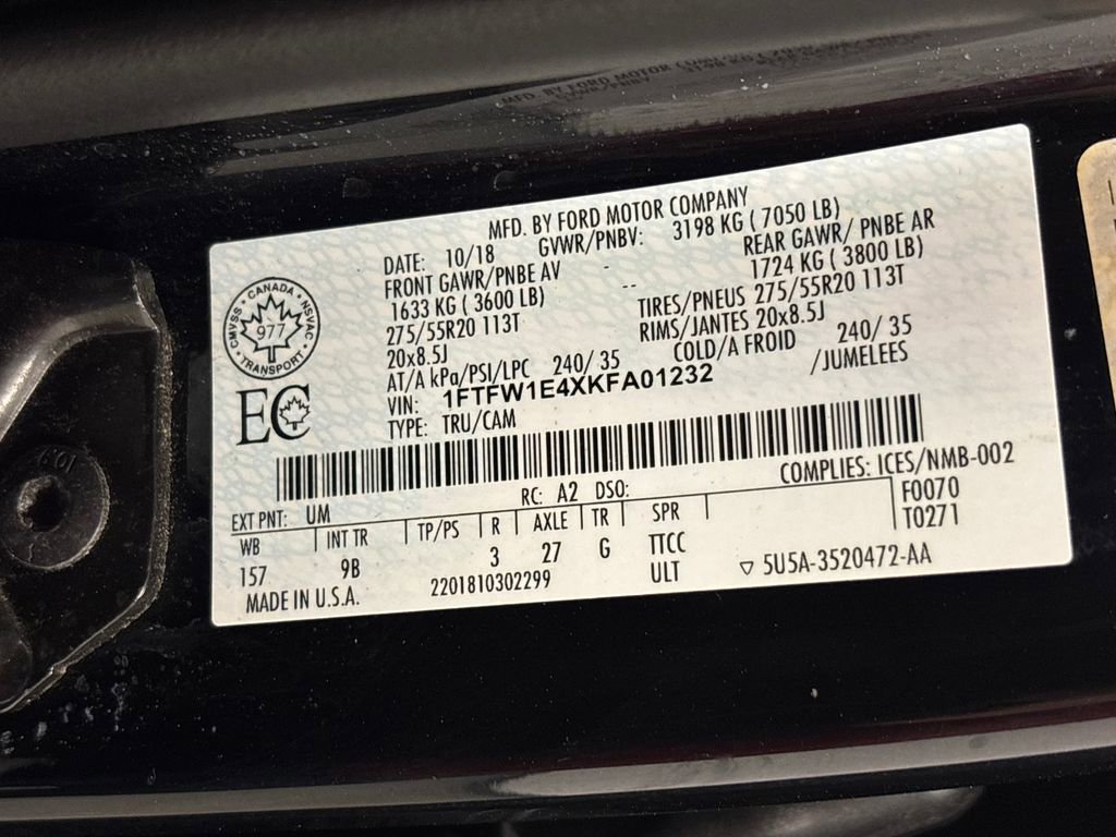 Used 2019 Ford F150 Platinum image 53