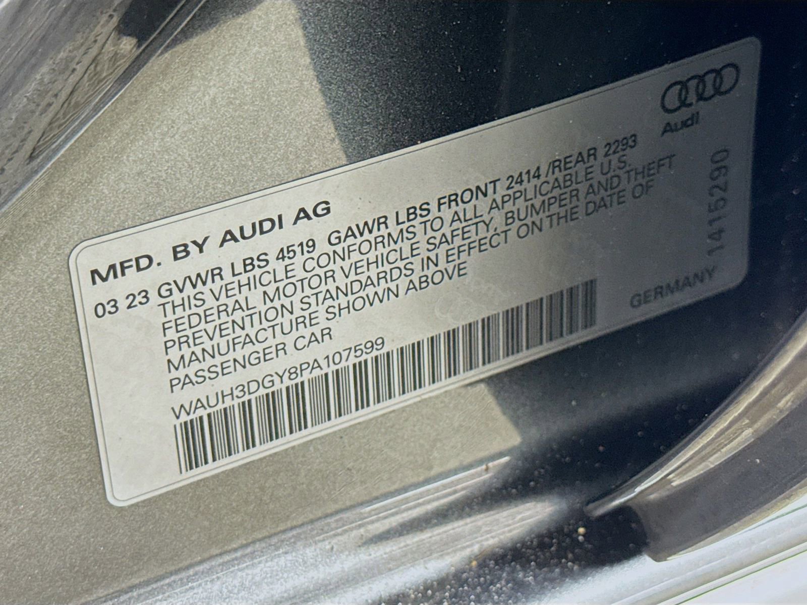 Certified 2023 Audi S3 Premium Plus w/ Premium Plus Package AWD/4WD image 31