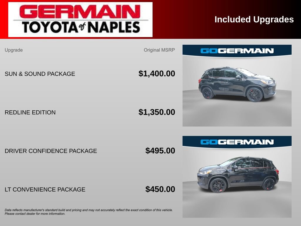 Used 2020 Chevrolet Trax LT w/ Sun & Sound Package FWD image 4